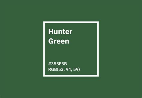 hunter green cmyk color code