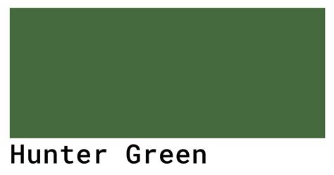 hunter green colour code