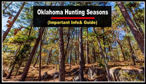 Hunting Seasons in Oklahoma