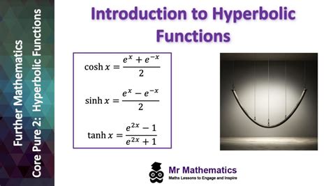 hyperbolic functions summary