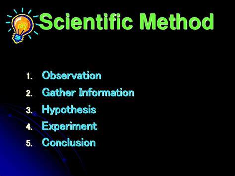 hypothesis observation experiment conclusion