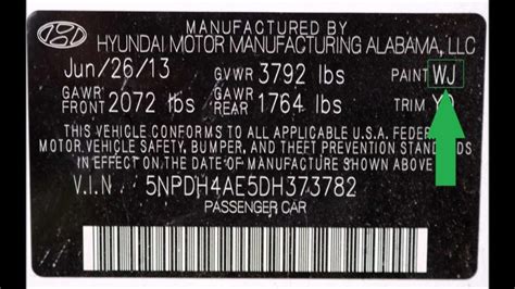 hyundai getz silver paint code