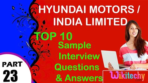 hyundai interview questions and answers