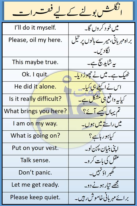 i'm ready in urdu