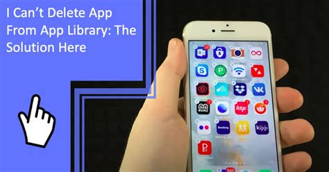 i can t delete apps from app library