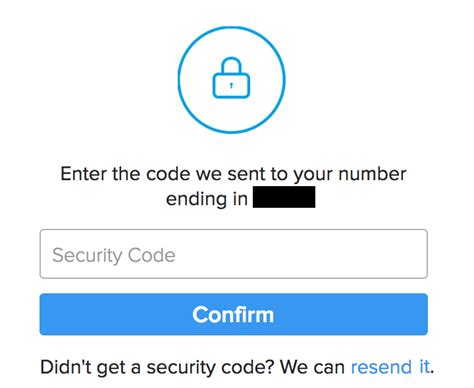 i forgot my two step verification code instagram
