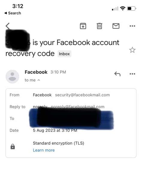 i keep getting facebook recovery code emails