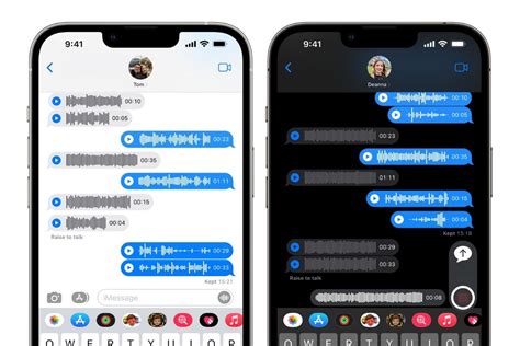 iMessage Audio Messages iOS 16
