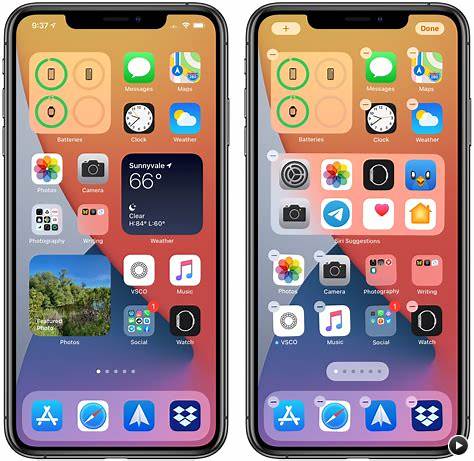 iOS 14 redesigned home screen