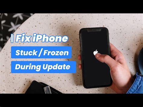 iOS 16 update frozen or stuck