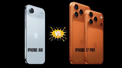 iPhone Air vs iPhone 17