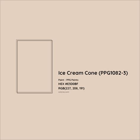 ice cream cone color code