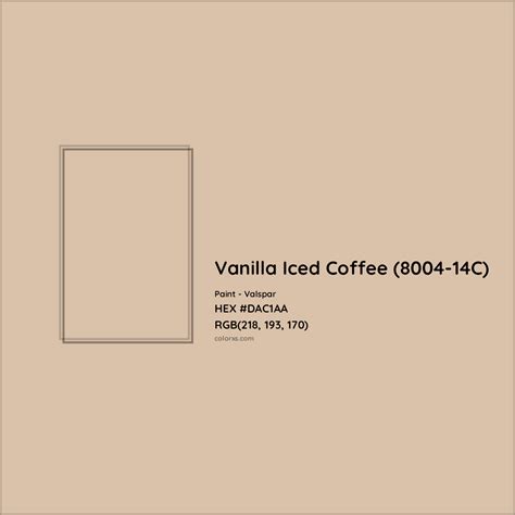 iced coffee hex code