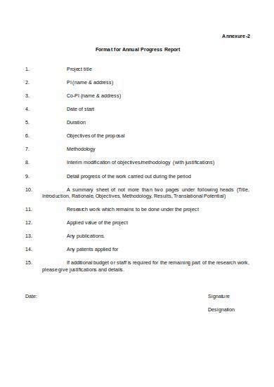icmr project progress report format