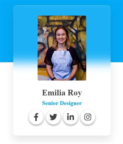 id card design html css codepen