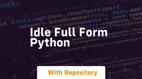 idle full form in python example