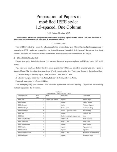 ieee double column format word template
