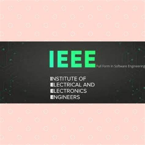 ieee full form in software engineering