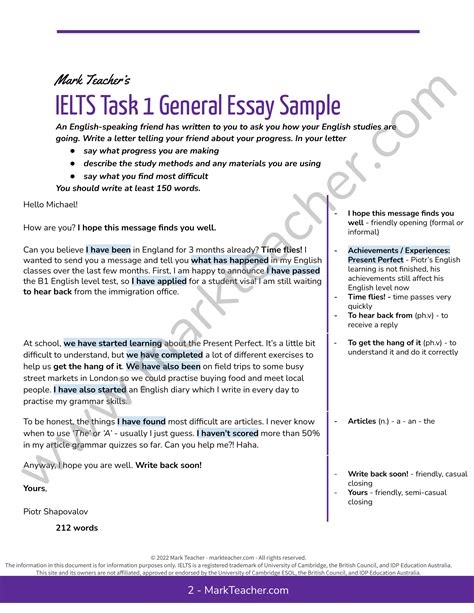 ielts general writing task 1 examples with answers