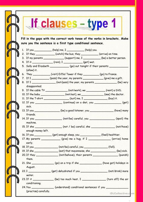 if clause worksheet for class 7 with answers pdf