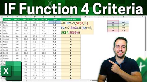 if formula excel 4 conditions