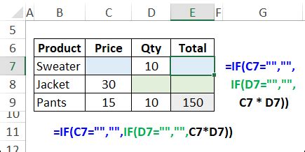 if formula in excel with 5 conditions