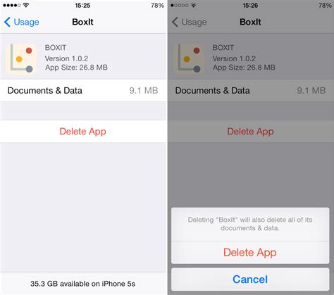 if i delete app from ipad will it delete from phone