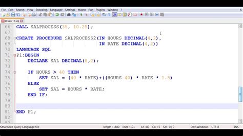 if statement in sql stored procedure