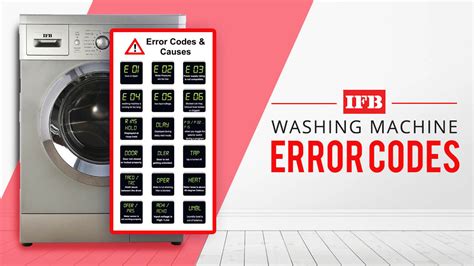 ifb washing machine error codes list top load