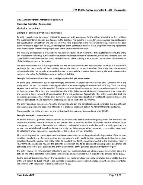 ifrs 15 illustrative examples pwc