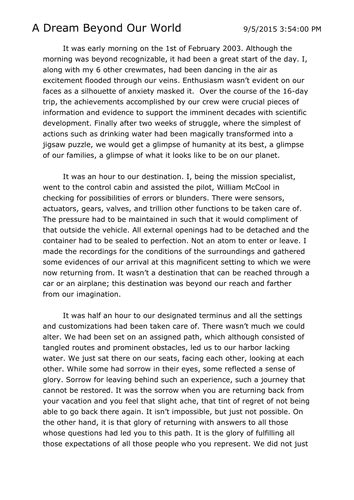igcse narrative writing topics