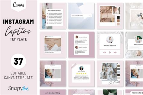 image caption template
