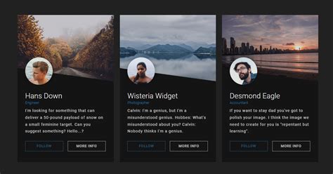 image card html css codepen