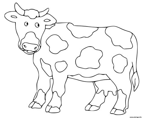 image de vache a imprimer