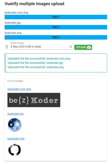image upload example