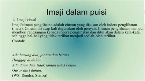 Imaji Puisi