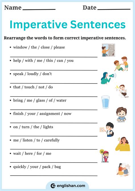 imperative to assertive sentences exercises pdf