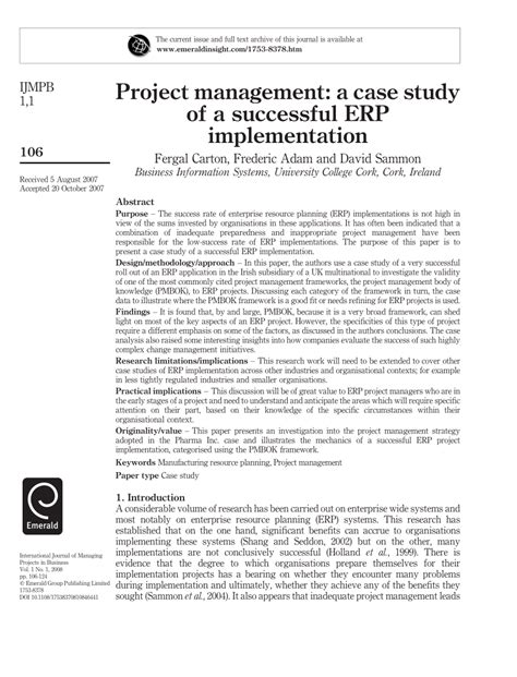 implementation case study examples