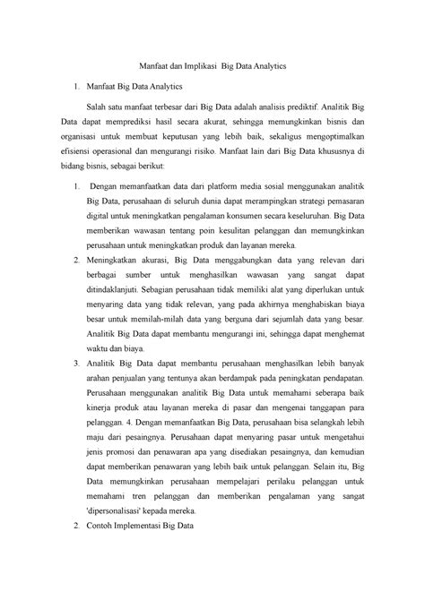 implikasi big data