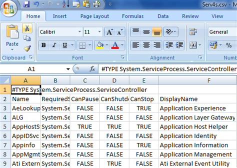 import and export csv file in powershell