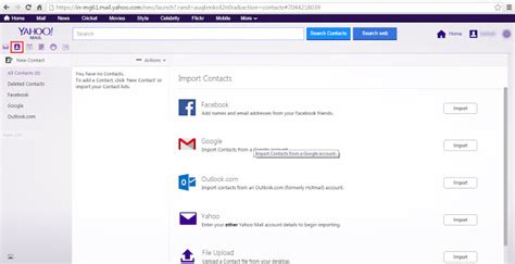 import email list from excel to yahoo