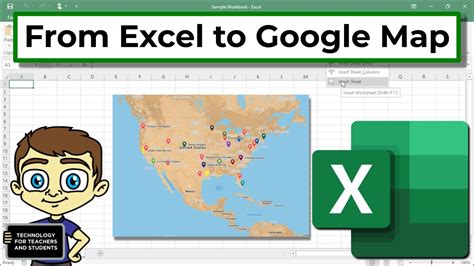 import excel list into google maps