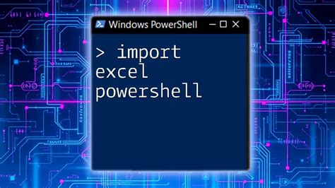 import excel powershell documentation