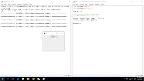 import tkinter as tk in python