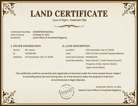 Importance of Land Certificate