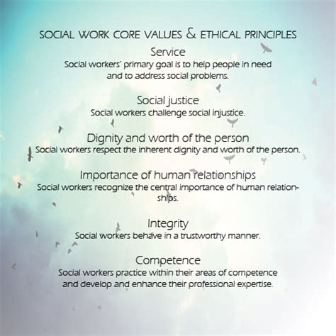 importance of values and ethics in social work practice