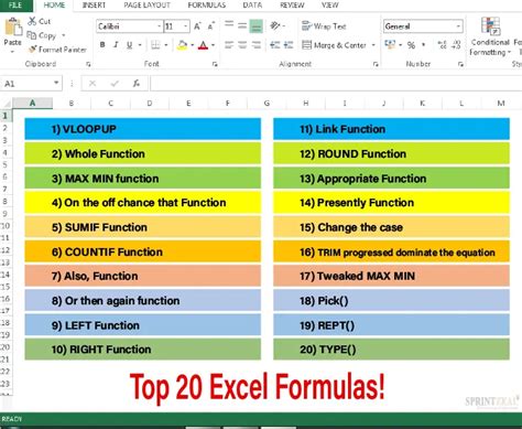 important functions in advanced excel