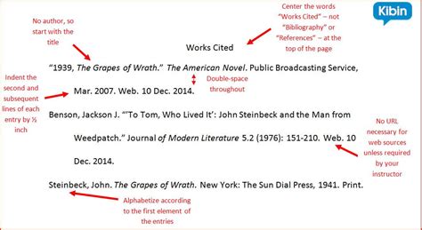 in text citation mla format no page number