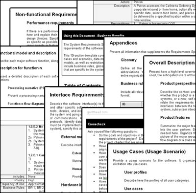 in the system requirements specification document behavioural description covers