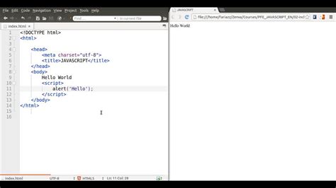 include local javascript file in html